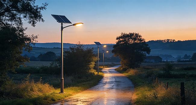 Solar street light